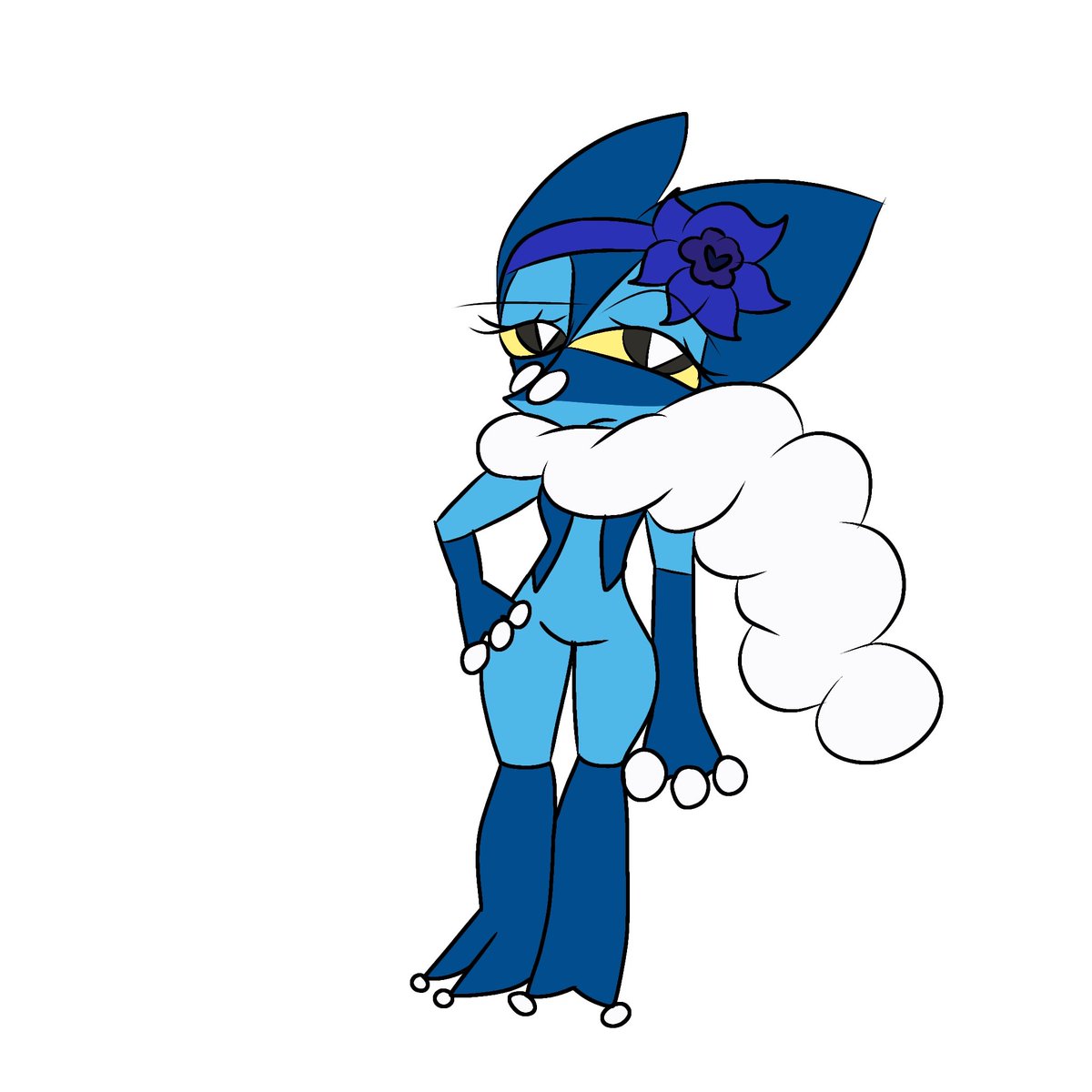 Josefa140619's tweet photo. Happy frogadier day!!!
Mary luu my baby qwq🩵🐸💠🥺
(The her form normal!)
#ゲコガシラの日 #Frogadier #Oc #Pokemoneventsunufortune #Art https://t.co/PaTHxxMe71