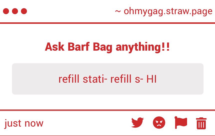 Barf Bag tweet media