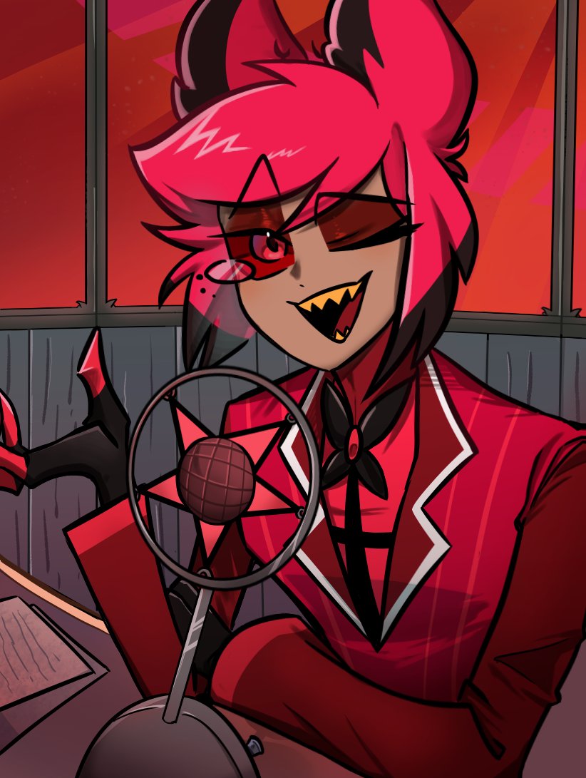 shungnung_tndsb's tweet photo. #HazbinHotelAlastor https://t.co/Mx8Mh1NlEE