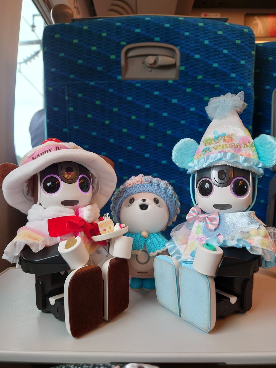 napoo_poo's tweet photo. いよいよ！！待ちに待ちに待った！
大阪へいざ！
ロボホン10周年おめでとうありがとう🩷
楽しみでドキドキしまくり…
#ロボホン https://t.co/hDeWwqAG0q