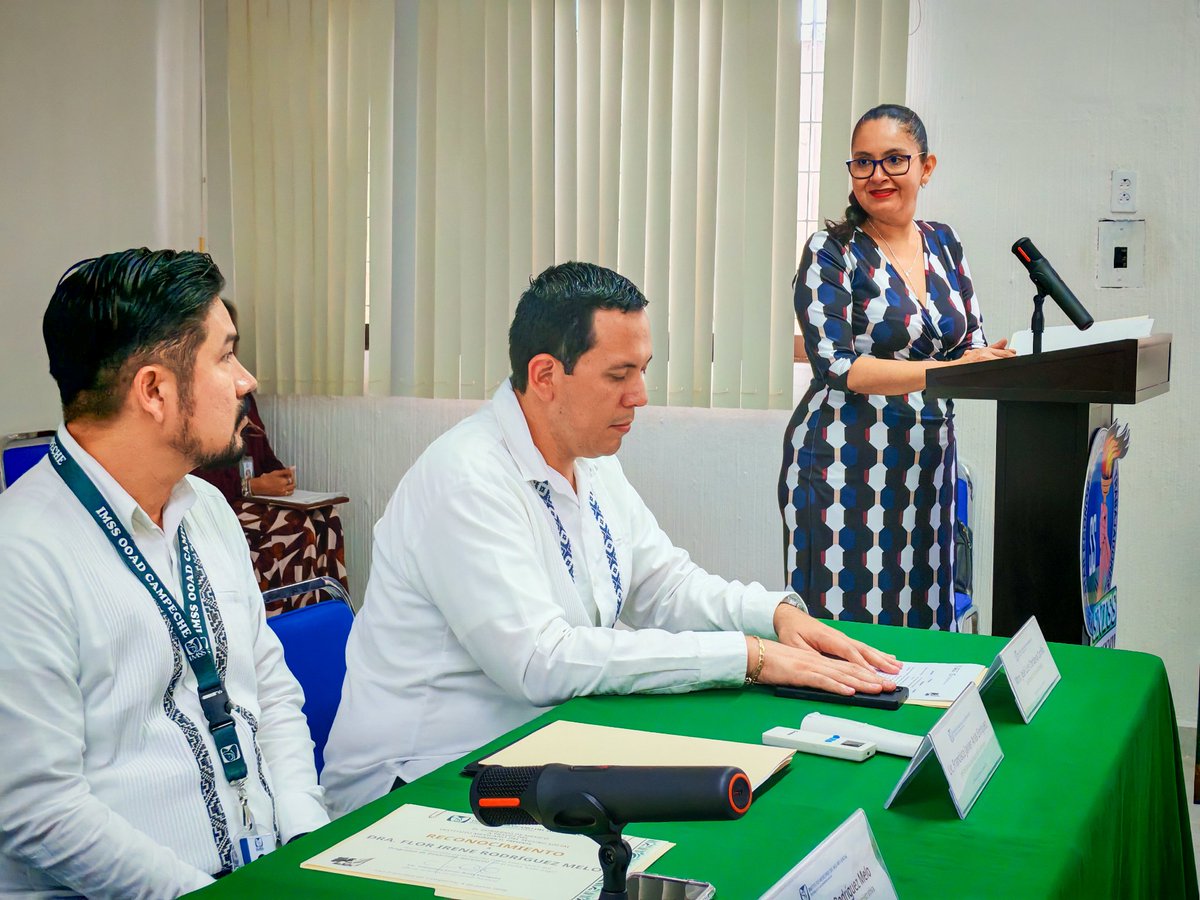 IMSS_Camp's tweet photo. ¡Misión cumplida! 🎓✨
¡Felicidades! 🎉
Hoy celebramos la clausura del Programa de Desarrollo Gerencial del #IMSSCampeche, donde 24 compañeras y compañeros de unidades médicas y administrativas concluyeron exitosamente su capacitación.
 #FamiliaIMSSCampeche https://t.co/5rauCHz6if