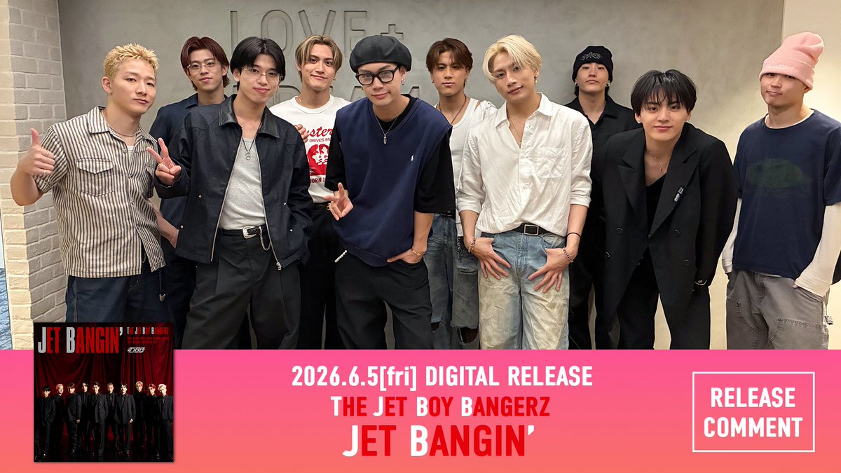 TJBB OFFICIAL FAN CLUB MOVIE更新🚀✨ ＼ 2nd Album「JET BANGIN