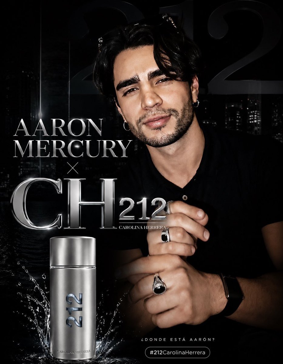 lexila888's tweet photo. 📣💥| ¡TENEMOS TENDENCIA! 

Frase: AARON MERCURY X CH212
#212CarolinaHerrera

⏰ Horario clave: 8PM
nos vemos en unos minutos 🗣️
#AaronMercury #AARONATION https://t.co/97CYbCnKsH