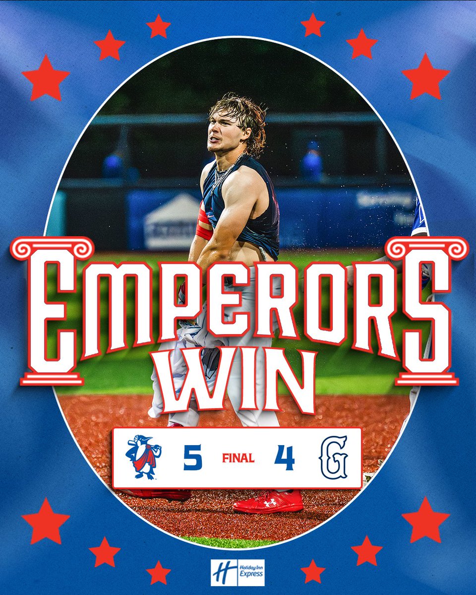 GoEmperors's tweet photo. It’s Eric Hartman’s world. We’re just living in it. 

Emperors WIN! https://t.co/KJcdeZo6lr