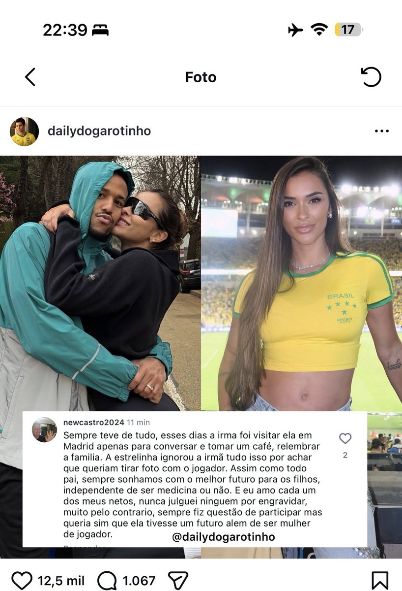 eucecilialimap's tweet photo. Mas sim queria que ela tivesse um futuro alem de ser mulher de jogador

Pois o pai da taina arrasou na militância https://t.co/c56ZoVr8NS