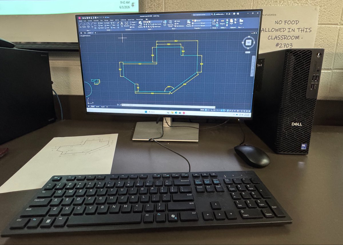 MrZamarron_KMS's tweet photo. Learning and fine tuning some @AutoCAD during the Route 26 PD by @HumbleISD_PL. #KMSCougarPride #HumbleCTE @HumbleISD_KMS @HumbleISD_CTE @HumbleISD https://t.co/zHC2uTUyzd