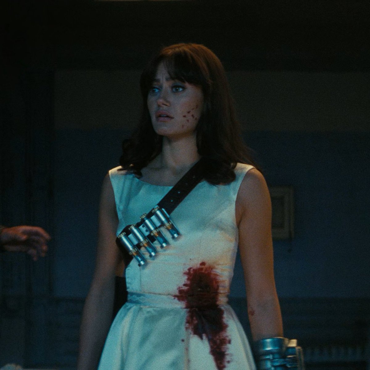 naturechews's tweet photo. looked around in a blood soaked gown and realized i was on my own and always have been or whatever https://t.co/DmCObDXyqh