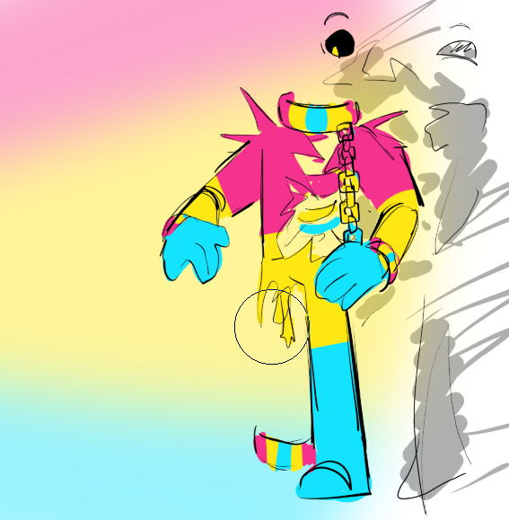 CattyHam_'s tweet photo. happy pride month doodle bc i havent drawn at all LMAO #aregectarg https://t.co/njxtrgLIaZ