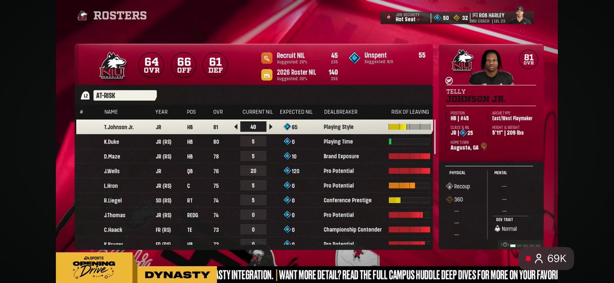 Poodle_YT's tweet photo. CFB 27 Dynasty Mode will never be the same.

This mode just became 10x more immersive, and EA added way more strategy than ever before.

If there was ever a time to join https://t.co/cXo7X9aLxG, it’s now. We’ll do all the thinking so you don’t have to.

Our calculators, tools, spreadsheets, and full site will be ready Day 1 so you can understand the new systems and dominate your dynasties before everyone else even has time to learn them.

To celebrate the reveal, we’re running our biggest special yet:

Code: “HALFOFF” → 50% off ANY plan for life.