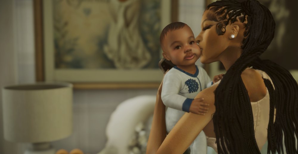 Optimisticsims's tweet photo. Novaire Reynolds. Devyn's one and only for awhile🩵🍼 #thesims4 https://t.co/Jg5KSfWHLn