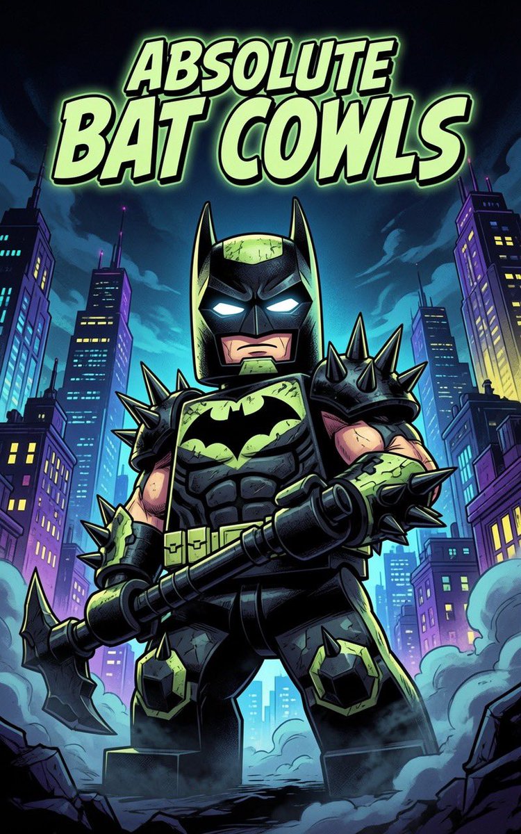 humiddel's tweet photo. 🦇 ABSOLUTE BAT COWLS
Batman is NOT here to play. Gotham’s never been more dangerous… or more brick-tastic🦇🦇🦇
@batcowls @CandyDigital @tadtweets #LEGO_Group #absolutebatman https://t.co/H3QS54CVKu