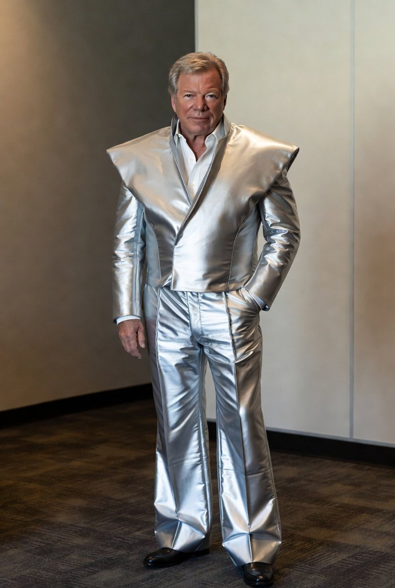 UnrealisticFish's tweet photo. @WilliamShatner Kanye West introduces, The Shatner Collection https://t.co/anPzRDhyZ7