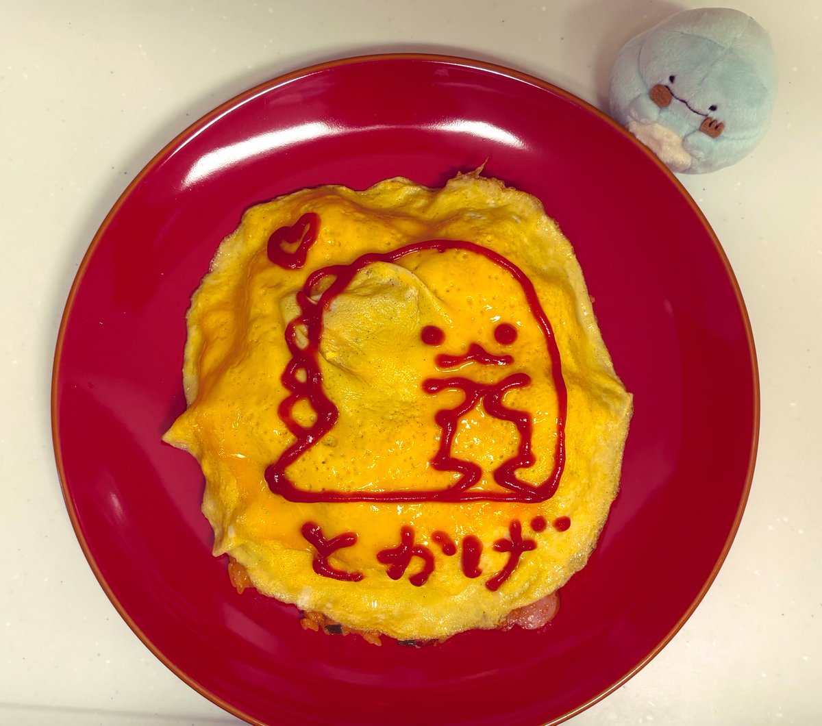 miu_ai222's tweet photo. オムライス作ると描きたくなる❣️ https://t.co/9Cf0RmwZii