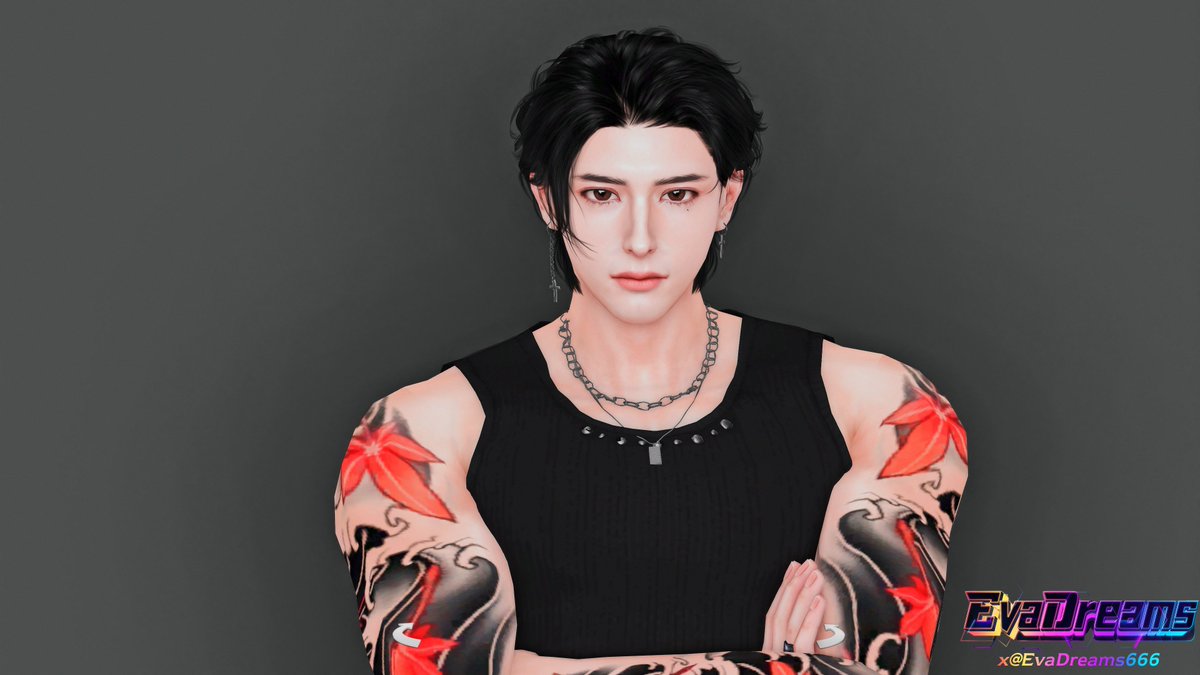 EvaDreams666's tweet photo. 我的男��（MC）其实也很好看呢🥰
这次在新系列里偷偷客串了一下……🤭

My male MC is pretty handsome too🥰
He made a little cameo in the new series…🤭 https://t.co/NfAQ1aMPk1