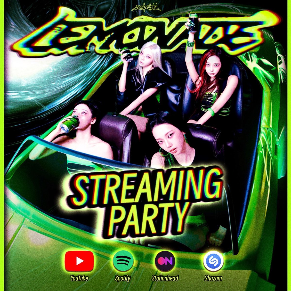 aespaintl's tweet photo. [ WAVE 2 ] STREAMING PARTY🎧

🍋 YouTube  — https://t.co/TlsJeYXtK4
🍋 Unique Spotify links
🍋 Join on Stationhead — https://t.co/8ylskU47AQ
🍋 Shazam ‘LEMONADE’

⤵️ Reply/quote your streaming proofs and encourage others to join! RT

#aespa #aespaLEMONADE @aespa_official https://t.co/57ouwhTFgm