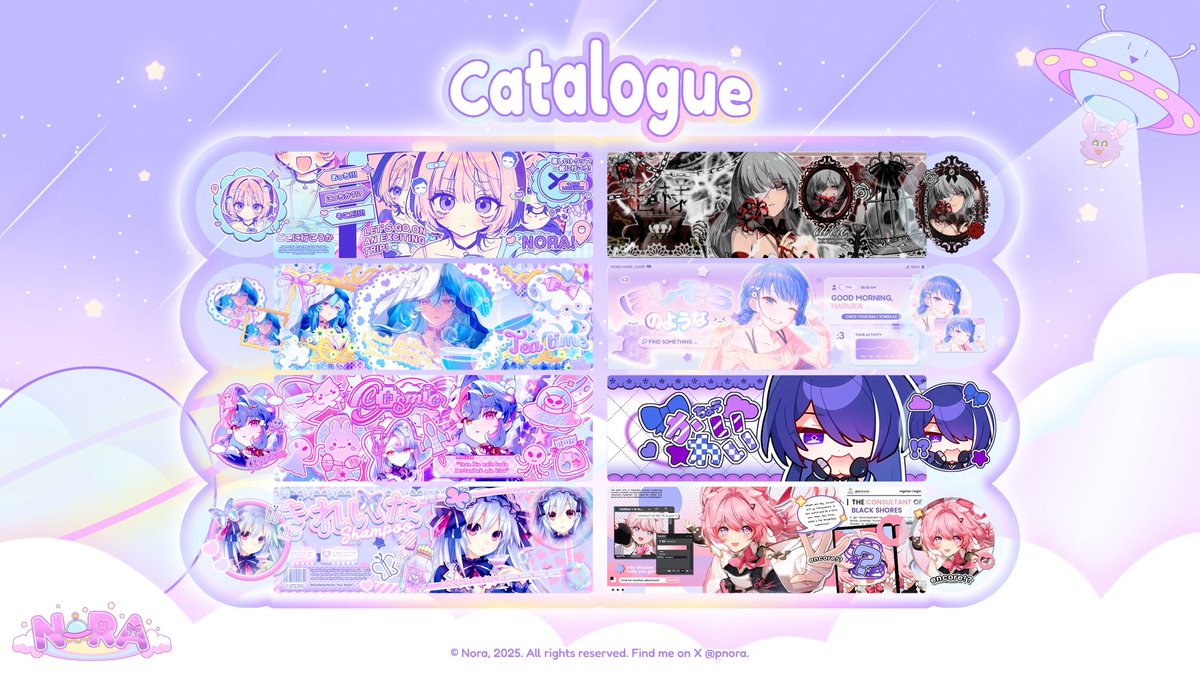 pnora's tweet photo. Help rt? Tia!

Aku open request daily untuk all catalogue!! :3 untuk pengerjaan est 1-7 hari yah mentemen 💗 bisa langsung DM aku kalau mau jajan. Aku juga open cv template PSD to IPV untuk 1 slot aja yah 😋 mari jajankkk

#bealanja ⋆˚࿔ https://t.co/cBStACgyRK