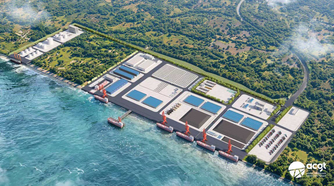 aaronmmakiki's tweet photo. Un Port industrielle est en construction à Kalemie dans le Tanganyika https://t.co/kvl5UFUm8S