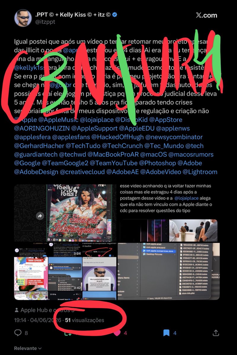 kellyk1ss's tweet photo. @itzppt @grok @X @Apple @lojaiplace @GeminiApp @Adobe @Google @Meta @AppleMusic @diImabr @dilmabr @adilminhabr @DilmaGrampeada @DilmaResiste @Haddad_Fernando @nandatorresfas @atijucana @LuanaaPiovani https://t.co/LZH8UZO7z1