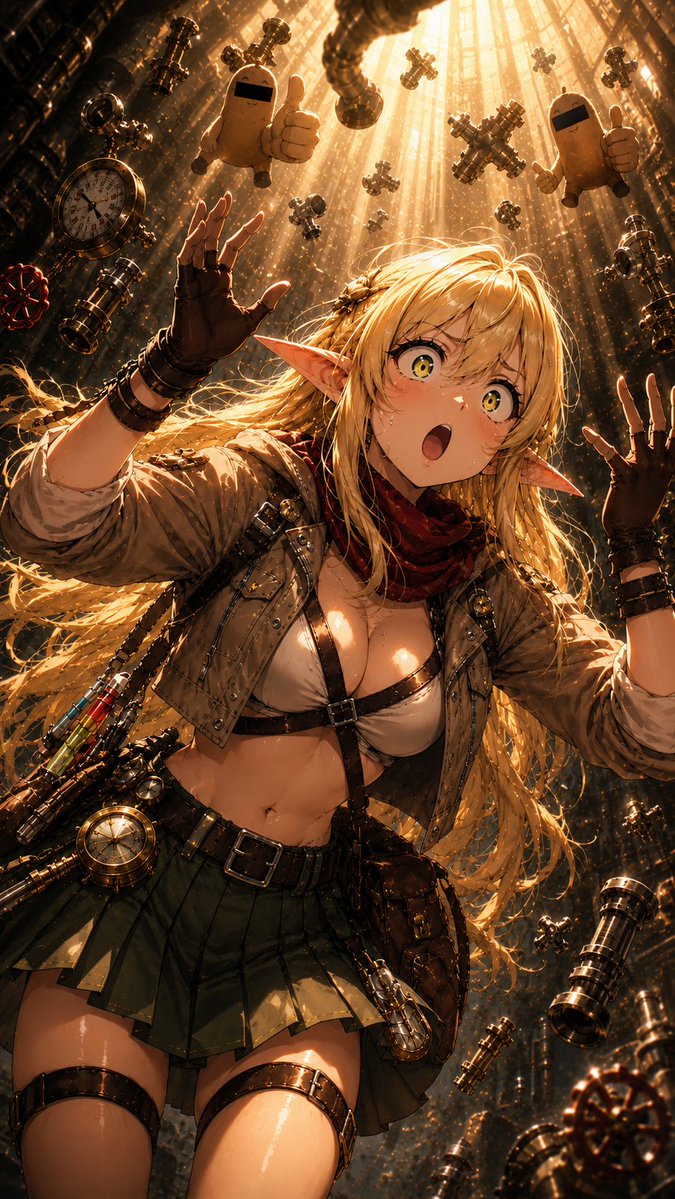 LowAngleMuse's tweet photo. Wait… that actually makes too much sense 😂

Ancient tiny Lafalas operating giant excavation equipment…

So the “shovelcar civilization” may have been a Lafala industrial empire all along!? 😳📜

The archaeologist elf is definitely going to write this into her report🌍✨

No!! You're all making this even worse! 😂

The more details you add, the more her brain will explode with excitement!

You villains are just helping her invent an entire new civilization at this point 🤣🌍