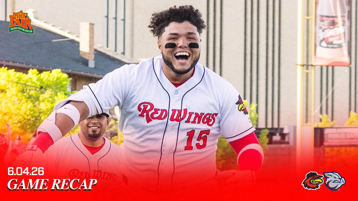 RocRedWings's tweet photo. Check out the Red Wings post-game recap after another win in Lehigh Valley!

https://t.co/wOeUXn28vG

Presented by @NYSFair https://t.co/uAh88i8fdx