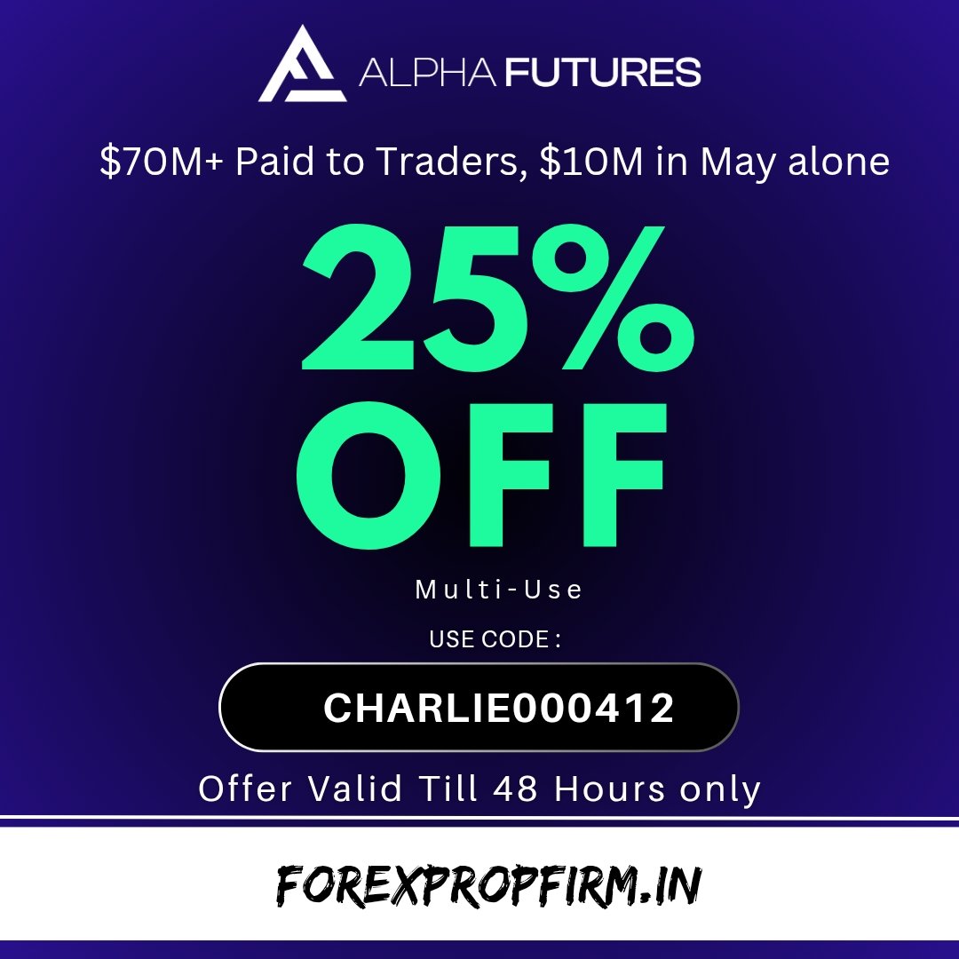 forexpropfirm_'s tweet photo. Alpha Futures 70M+ Paid to traders.$10M in May Alone

👉25% Off
Promo Code : CHARLIE000412

Offer valid - 48 Hours 

Link : https://t.co/gCq5u1KBoo

#alphacapital
#alphacapitalgroup
#alphafutures #forex #propfirm #propfirmtrader #propfirm #Forextrader #forexcapital #forexpropfirm https://t.co/IBwPkstYvM
