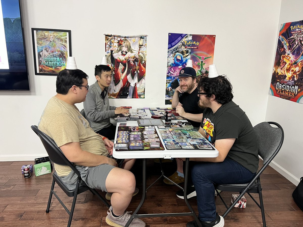 zencharged's tweet photo. Another Day of Pantheon with my faborite goobers: Rai God Hyouka, The Infamous Murgledoo, and a wonderful local Angelo. Weekly Pantheon on Sundays starting at 12pm at Andyseous Odyssey Sundays, come and join our great community!
OMNI ID: 238
#PantheonGA https://t.co/YKejzMQa2r