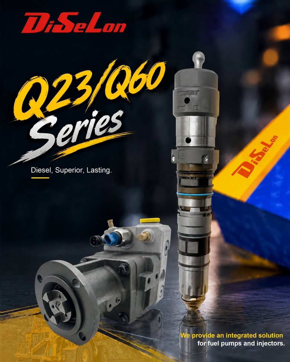DiselonPower's tweet photo. We don't trace the origin of high-quality diesel parts. We are the source factory. 

Discover the Q23/Q60 integrated solutions. Built from raw material, calibrated to perfection, and shipped straight from the DiSeLon floor.
#Diselon #fuelinjection #fuelinjector #enginepart https://t.co/1xj1zdE309