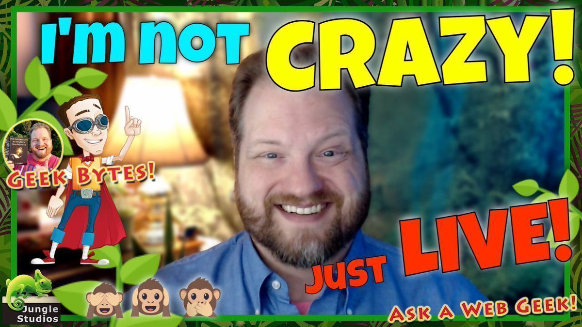 cjgilbertwebpro's tweet photo. VIDEO: I'm not Crazy, It's Streaming LIVE!
WATCH: https://t.co/YAFvhtvP8m

CJ @askawebgeek sums up what it's like to go LIVE on Facebook, YouTube, Twitch, etc!

Please WATCH + LIKE this Video!

#smallbusiness #businesstips #business101 #workfromhomedad #customerservice https://t.co/9aKf51txwE
