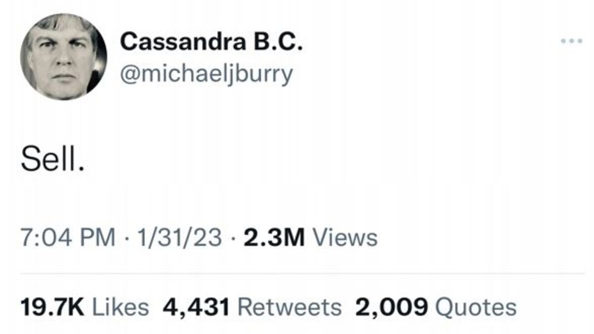 TheBeachL1fe's tweet photo. @DeFiTracer Last time he made a bearish prediction, it was close to the bottom for all markets https://t.co/kgRdOBdE1m