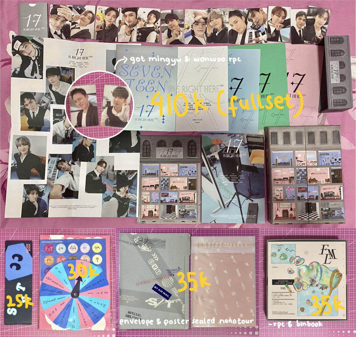 bloveduni's tweet photo. ‼️WTS AAB SEVENTEEN OFFICIAL

🍊 free/gratis ongkir xtra
✅ keep event, cod

🏷️want to sell pc photocard svt mingyu vernon jun hoshi dino woozi the8 scoups wonwoo joshua seungkwanstf 17irh topbir melet klepon presiden memkit yzy pob fs sg carzone nana tour bnb album unsealed ina https://t.co/YhJpllabbj