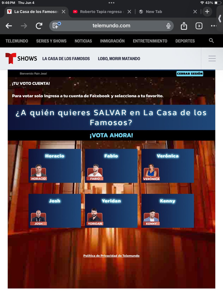 DddShorty's tweet photo. yo vote Fabio #LCDLF6 @LCDLFTLMD @Telemundo https://t.co/J5Y7v4Qc4j