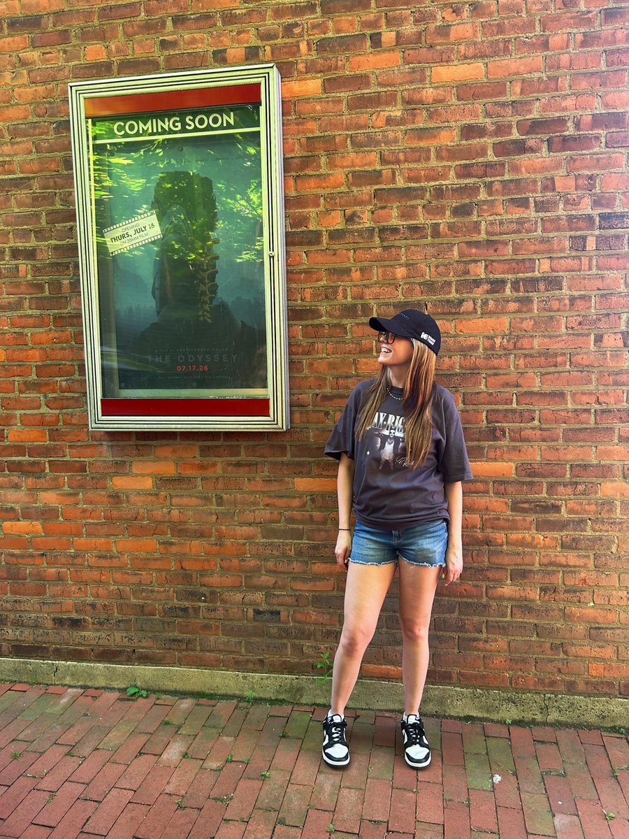 Roems's tweet photo. Secured The Odyssey 35mm and 70mm IMAX tickets today! Thank you for the hats @TheLittleRoch 🎞️🫶 https://t.co/3H8ah2LMNQ