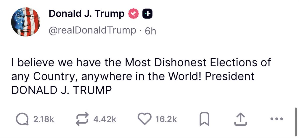 royermattw's tweet photo. Saying this after getting elected by one of those elections is certainly a choice. https://t.co/H8FGa2rCNZ