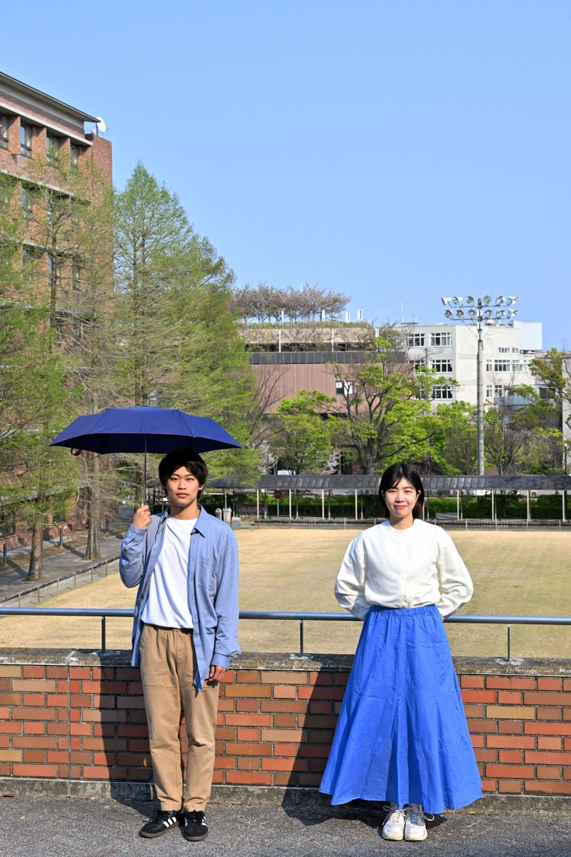 hankyu_ex's tweet photo. 【阪急沿線ロケ地紹介】

映画『今日の空が一番好き、とまだ言えない僕は』』⛅
多くのシーンが吹田市の関西大学千里山キャンパスで撮影されました📷
阪急の関大前駅から正門までは、なんと徒歩5分！

キャンパス内はどなたでも入ることができますよ～！
お散歩がてらに、お気に入りのシーンを再現して楽しんでください✨
