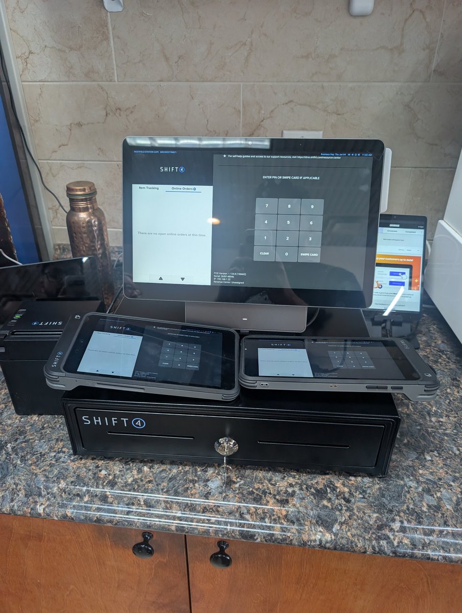 MarcoM_Shift4's tweet photo. WESTFIELD STATION CAFE has ditched clover and made the switch to the superior point of sale software Shift4 Dine. They're applauding its many features and ease of use and are excited to be apart of @Shift4 https://t.co/ONh1uAo8RQ