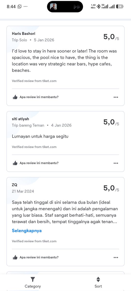 Roomora_stays's tweet photo. Villa in Bali under 1M per night.

It's very rarely to find villa with spacious room, pool, but under 1 Million in Bali. I just found this hidden gem villa with a good review and good experience from the tourist. Check this maybe could get under 500k 🧐
https://t.co/ZwcWX73ABA https://t.co/bdP3x4yTJj