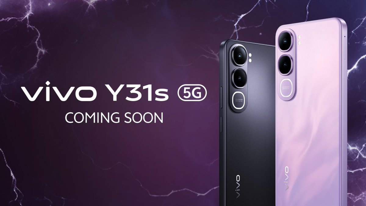 tech_lagi's tweet photo. Vivo Y31s 5G akan tiba di Malaysia tidak lama lagi.

Ia dijangka hadir dengan
- Snapdragon 4 Gen 2
- Skrin 6.7” FHD
- 8GB RAM + 256GB ROM
- Kamera: 50MP utama + 2MP bokeh
- Swafoto 32MP
- IP68/69
- Bateri 6500mAh, 44W

Moga harga dia mur mur je https://t.co/yrJjRqsRwu