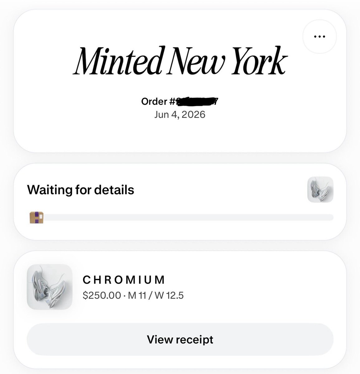 AutomatedVision's tweet photo. Better late than never. Thanks, Minted 🙌🏻 https://t.co/NWTLcbvBgK