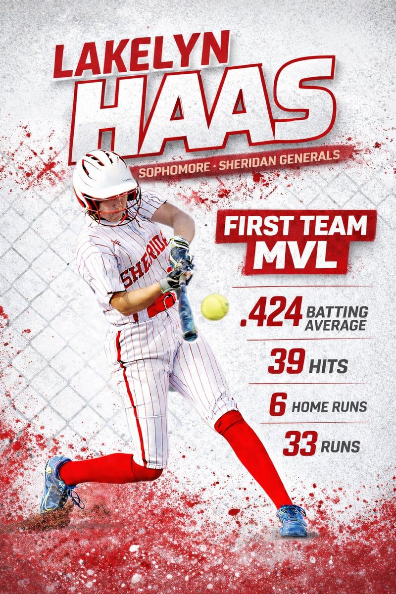 HaasLakelyn21's tweet photo. Thank you Muskingum Valley League for voting me 1st Team-All MVL, and thank you coaches Paxton and Barrera for all of your guidance! We had a great year @shsladygenerals! 🥎 ♥️ 

@baileyoetting09  @GC_CoachT @michaellew10 @YAthletesF @ZipsCoachZ @mandygardner24  @coach_kgreen https://t.co/RBQL19W5TY