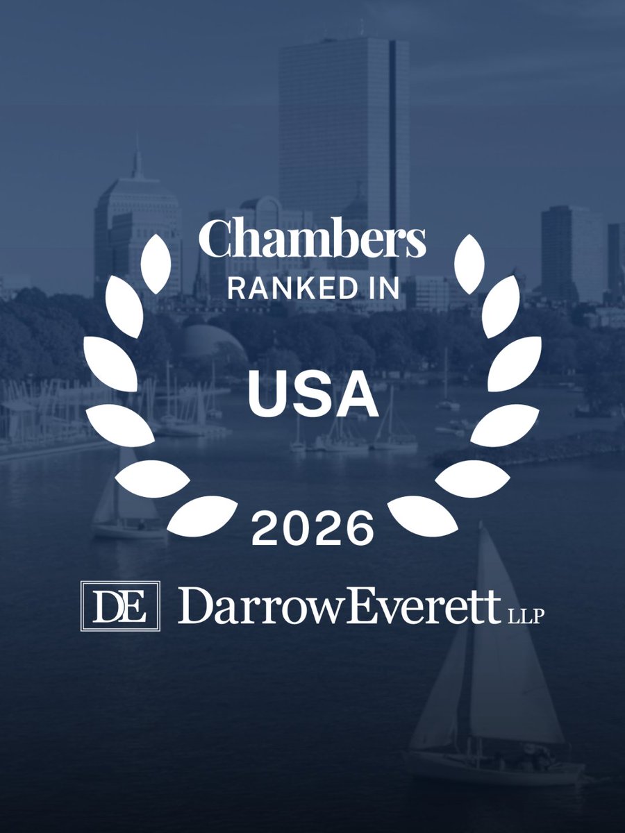 DarrowEverett's tweet photo. We’re proud to share that DarrowEverett’s Commercial Litigation practice has been recognized in the 2026 Chambers USA Guide.

Chambers noted the firm’s experience handling complex contractual disputes, class actions, and trade secret matters, among other high-stakes litigation challenges.

Congratulations to our talented attorneys and legal professionals whose dedication, strategic advocacy, and commitment to client service continue to drive outstanding results.

#DarrowEverett #ChambersUSA #CommercialLitigation