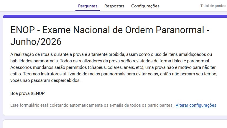 OrdoPalavritas's tweet photo. ENOP - Exame Nacional de Ordem Paranormal - Junho/2026
Tema: O Segredo Na Ilha
Prova em formulário: https://t.co/0q1uGYiLSi
Prova em PDF: https://t.co/kiUYZiyhKt
Boa prova a todes #ENOP https://t.co/Ppk2YV55FE