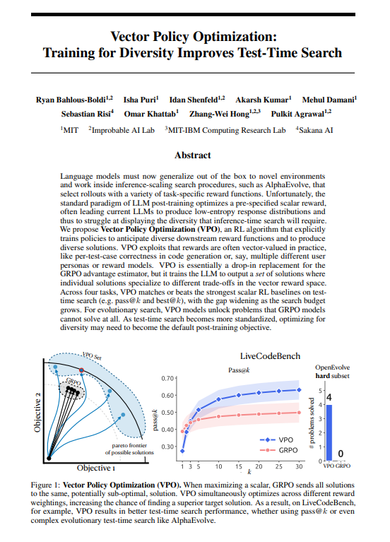 TheTuringPost's tweet photo. Must-read research of the week

▪️ ScientistOne
▪️ SkillOpt
▪️ MUSE-Autoskill
▪️ Do Language Models Need Sleep?
▪️ OmniRetrieval
▪️ Vector Policy Optimization
▪️ Gamma-World
▪️ OpenComputer
▪️ Personalize-then-Store
▪️ WorldKV
▪️ AutoResearchClaw
▪️ Qwen-VLA
▪️ CUA-Gym

Find the full list and the most important AI news of the week here: https://t.co/UC1IeiRL8y