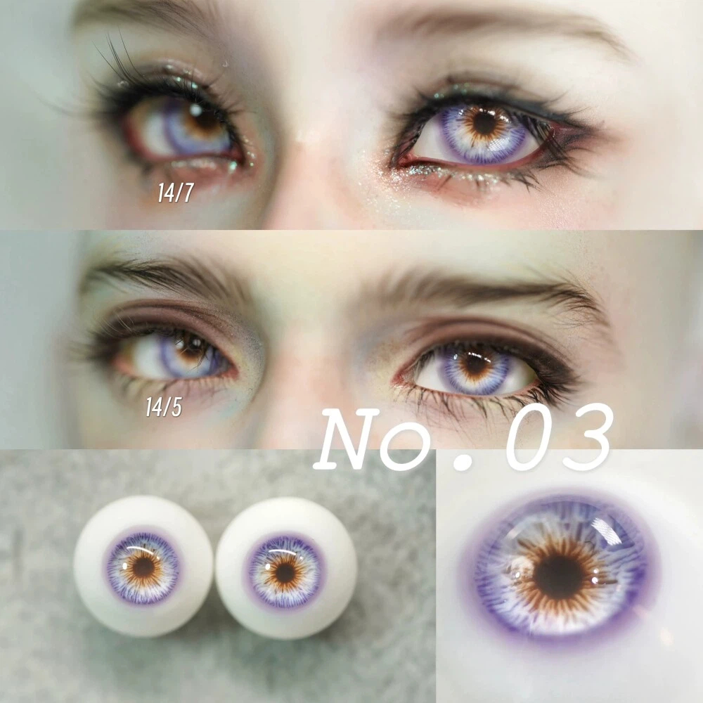 🩵Tianba #新作情報 📣 🩵ドール用 レジンアイ 🩵12mm/14mm/16mm/18mm
