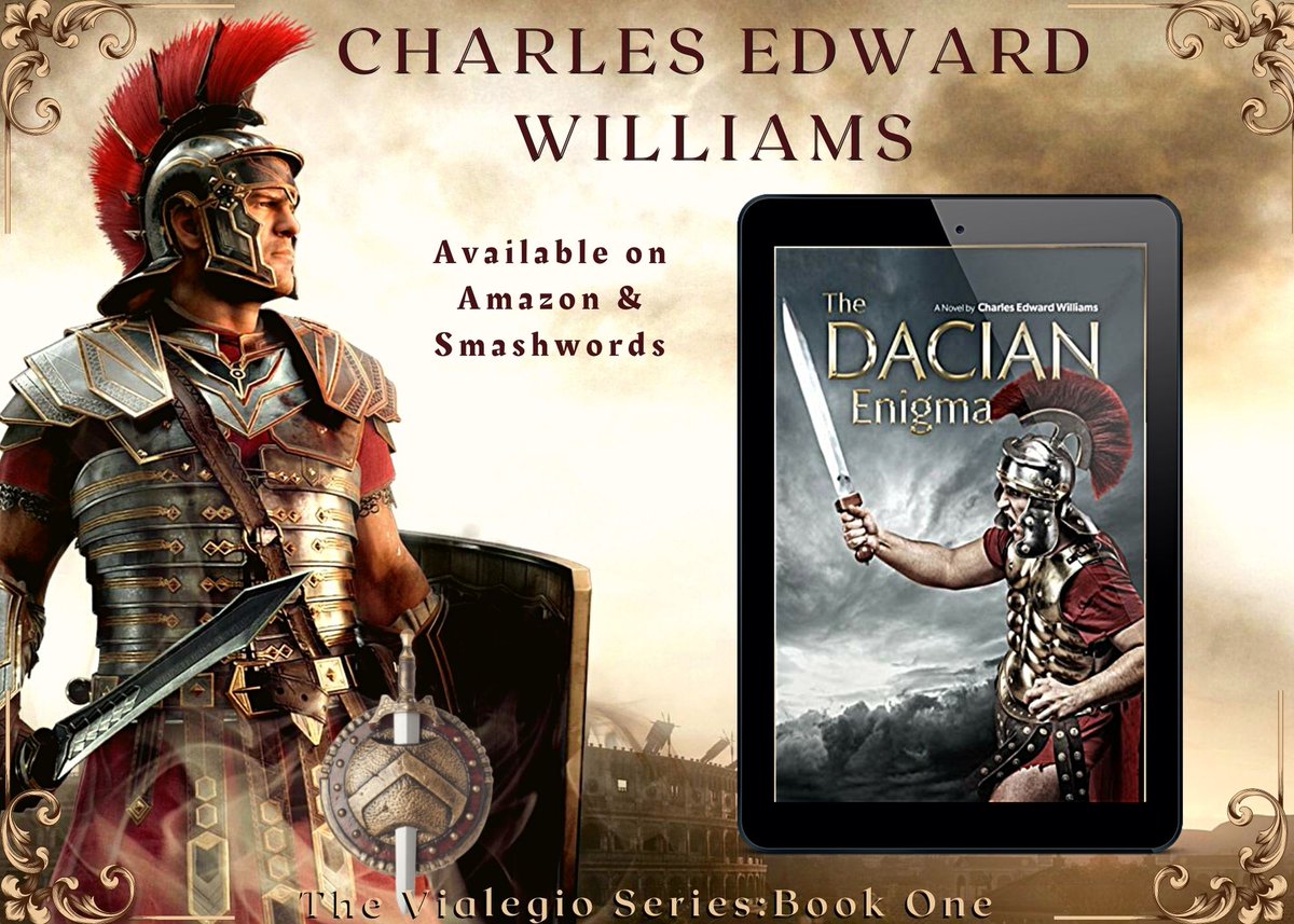 LegioVia's tweet photo. Read the 1st in the ViaLegio Series..

Free  on  Amazon-  Saturday and  Sunday  only.

A farmers son joins the illustrious Legion Gemina. Barely surviving the brut training he rises steadily in the ranks  during the savage Dacian campaigns of Emperor Trajan. Torn between loyalty and love he makes his way through the imperial challenges.

⭐️⭐️⭐️⭐️