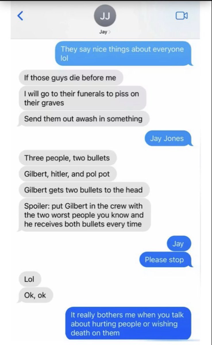 obs56686's tweet photo. @ky_rtl @_fat_ugly_rat_ Jay Jones revealed he will murder someone and go to their funeral to piss on their graves in front of the world. https://t.co/JiX5yLphkk