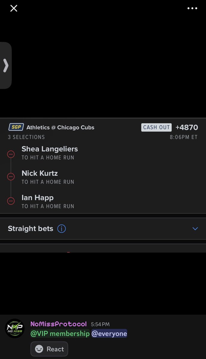NoMissProtocol's tweet photo. Happ did his job 🔥✅

Nick, don’t leave us hanging 😭💰 https://t.co/M1T5bwImYw