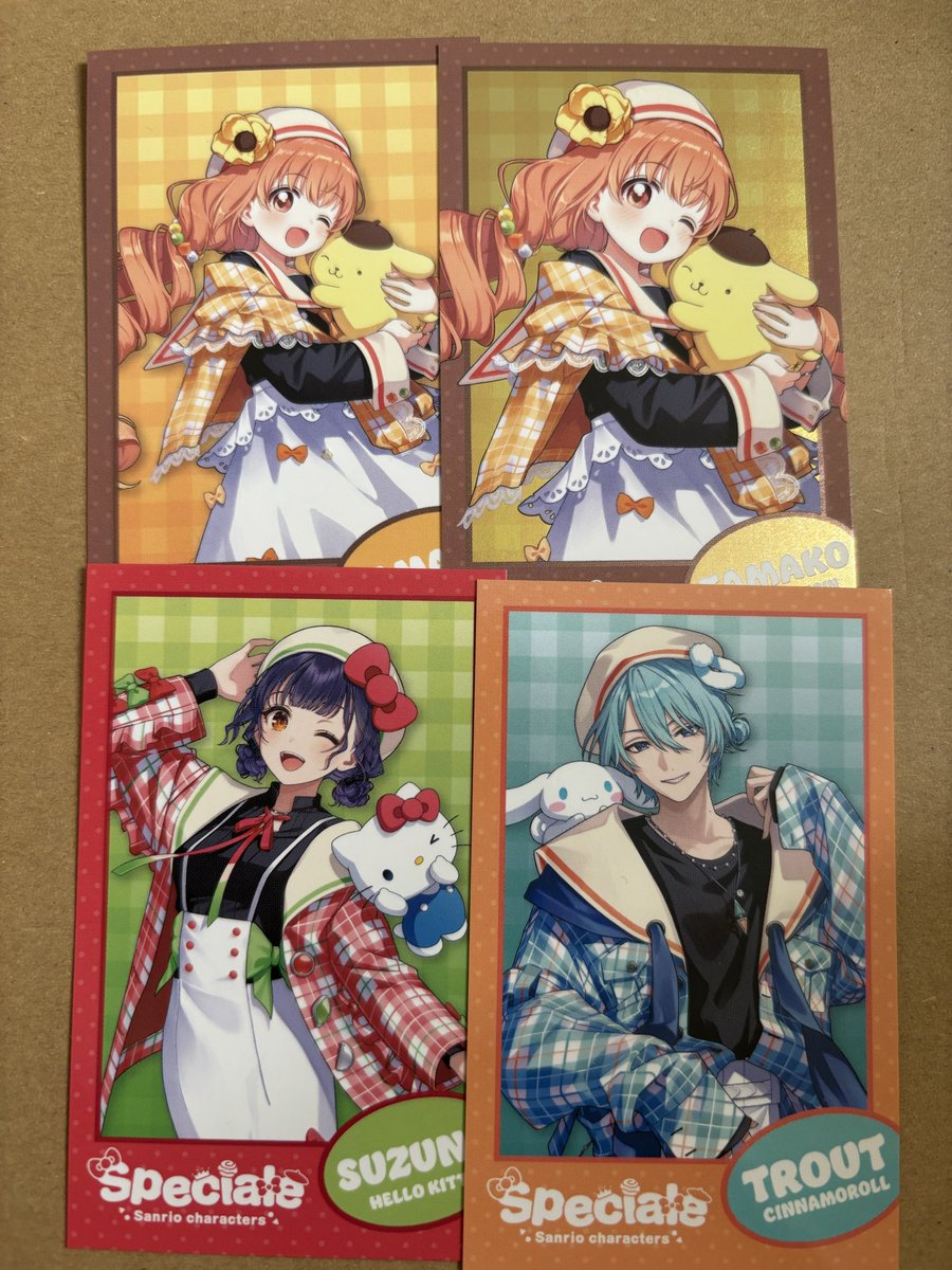 meu_Violet's tweet photo. @no_tl
買取　交換　にじさんじ　サンリオ　ランダムフォト風カード

譲→画像

求→R💜、定価＋送料

買取は全てまとめてのみ
PayPay、ゆうちょ対応可
検索からでもお気軽にお声掛けください。 https://t.co/ZeO1uJPVGP