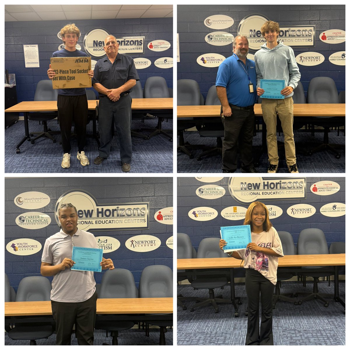 NHREC_CTE_BF's tweet photo. Students were all smiles as they received scholarships, honorariums, &amp; toolboxes to celebrate their achievements. From long hours of learning &amp; hands-on training to pushing through challenges, they’ve put in the work &amp; earned every bit of this recognition!
#IgnitingPotential https://t.co/5uCvgTjcAQ