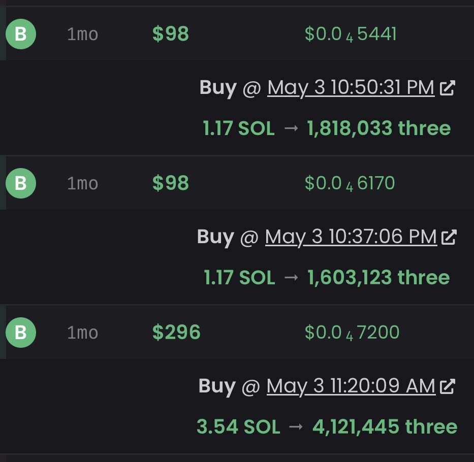 bryanlisme's tweet photo. I've been in $three since 50-70k mc they build every day, fud currently I think because CT equates collaboration with ibm with goblintown even though their partnerships are different, $three is more conclusive specifically entering into strategic partnerships and they also admitted and posted on their x, regarding them not following each other, from the start I also saw that IBM did not follow three or goblintown but they are building the partnershop

PROOF IM OG ON $three