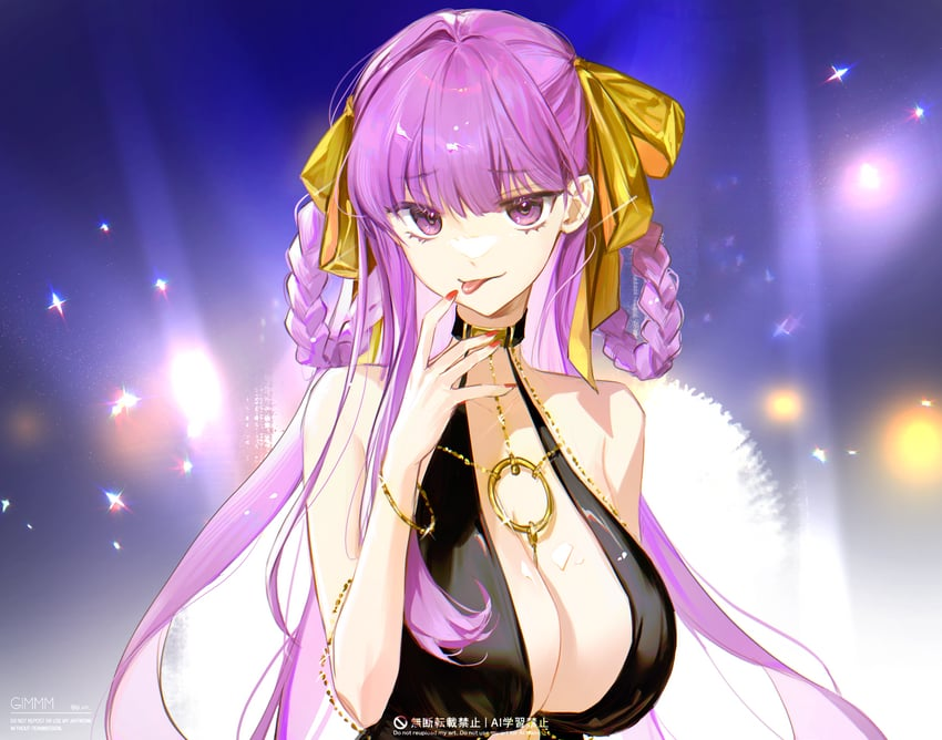 MoonfateMagus's tweet photo. BB would slowly trail a kiss along Alter's lips, biting gently down onto her lip and pulling before releasing her grip. 

"That depends..Once we go there...You may find your bond with Ritsuka severed and find a new Master..~ Are you ready for that fate..~?" https://t.co/wjMaZb3YRn